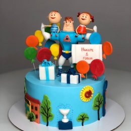 Торты с героями мультфильмов Торты с героями мультфильмов