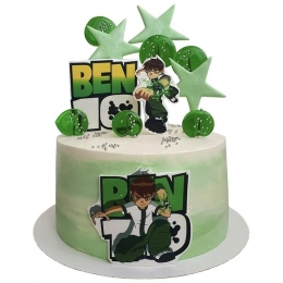 Торт Бен Тен для мальчика №2605 Торт Бен Тен для мальчика №2605