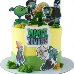 Торт Plants vs. Zombie №1942 Торт Plants vs. Zombie №1942