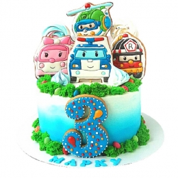 Торт Робокар Поли Торт Робокар Поли