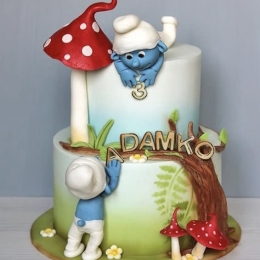 Детские торты Смурфики Детские торты Смурфики