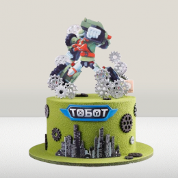 Детские торты Тоботы Детские торты Тоботы