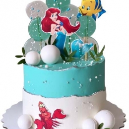 Торт Ариэль и Флаундер №2280 Торт Ариэль и Флаундер №2280