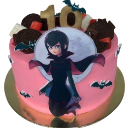 Торт с Мэйвис из Монстров на каникулах №1827 Торт с Мэйвис из Монстров на каникулах №1827