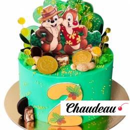 Торт с фигурками Чипа и Дейла №2180 Торт с фигурками Чипа и Дейла №2180