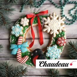 Пряники на Рождество «Венок» фото 1 Пряники на Рождество «Венок» на заказ