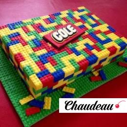 Детский Lego торт «Большое начало» фото 1 Детский Lego торт «Большое начало» на заказ