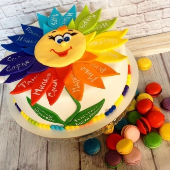 Торт «Детский сад радуга» с доставкой по Москве | баштрен.рф