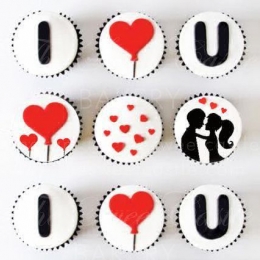 Капкейки на 14 февраля