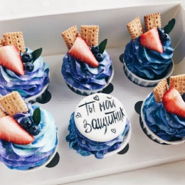 Капкейки для мужчин, мужу, парню