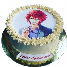 Торт Аниме с фотопечатью №2205