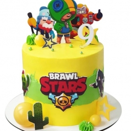 Торт Brawl Stars на день рождения №2047