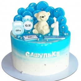 Торт Именной с метрикой №2151