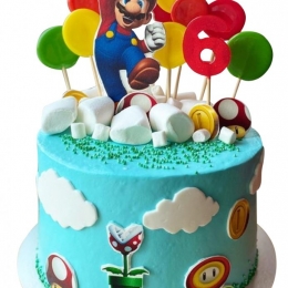 Торт Марио без мастики №2035