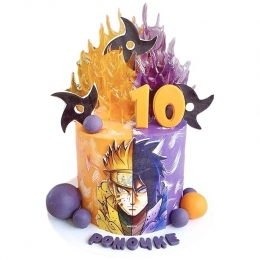 Торт Наруто на 10 лет №2904