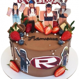 Торт Роблокс для девочки №2056