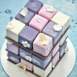 Торт кубик Рубика «Test»