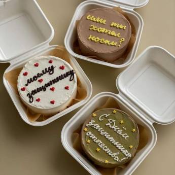 Бенто-торты на 23 Февраля