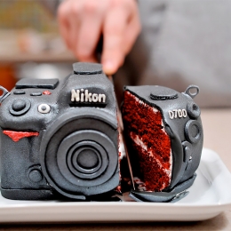 Торт праздничный «Nikon» фото 1 Торт праздничный «Nikon» на заказ