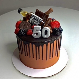 торт на 50 лет мужчине