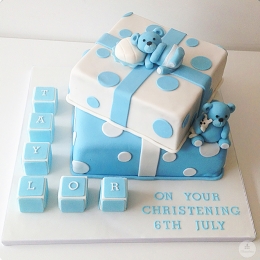 детские торты на крестины