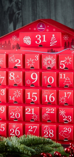 Сладкие адвент календари на Новый год