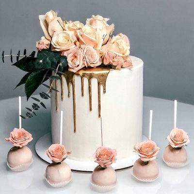 Свадебный торт на годовщину с цветами