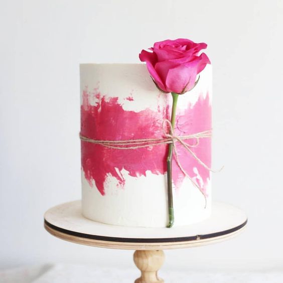 Свадебный торт без мастики «Мы» на заказ