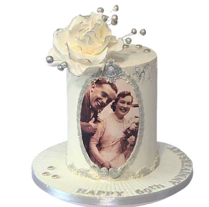 торт на годовщину свадьбы с фотографией