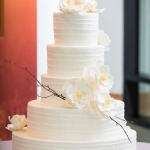 свадебный торт белый