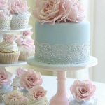 свадебный торт из капкейков