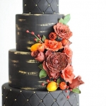 свадебный торт с необычным дизайном