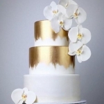 Торт с орхидеями фото