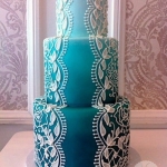 свадебный торт стиль тиффани