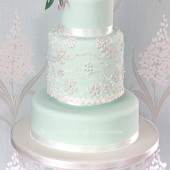 торт свадебный в стиле тиффани