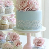 свадебный торт из капкейков