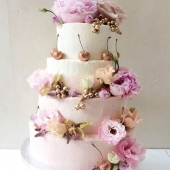 Торт «Нежные розы» 