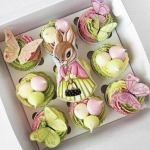 Набор капкейков на Пасху «ХВ», 6 шт.