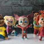 фигурки барбоскины на торт