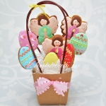 имбирные пряники на пасху в форме ангелов