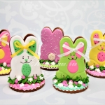 имбирные пряники на пасху в форме зайцев