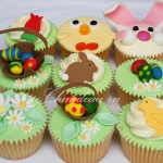 капкейки на пасху 9 штук