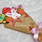 набор имбирных пряников на пасху в форме букетов