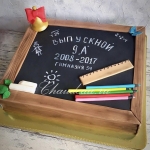 Торт «Классная доска» на выпускной в школу заказать в Москве