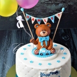 Лучший детский торт с фигуркой медведя на заказ