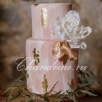 Двухъярусный свадебный торт на заказ