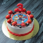 Красивый детский торт «Щенячий патруль» на заказ