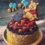 Детский торт «Винни-Пух и пчелы» заказать