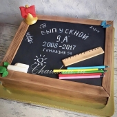 Торт «Классная доска» на выпускной в школу заказать в Москве