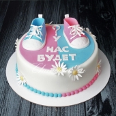 Детский торт на рождение мальчику или девочке на заказ